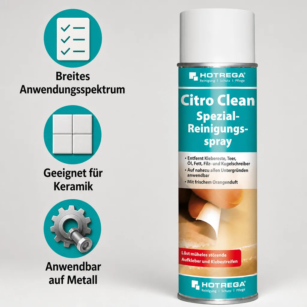 HOTREGA Citro Clean Spezial-Reinigungsspray 500 ml Spraydose