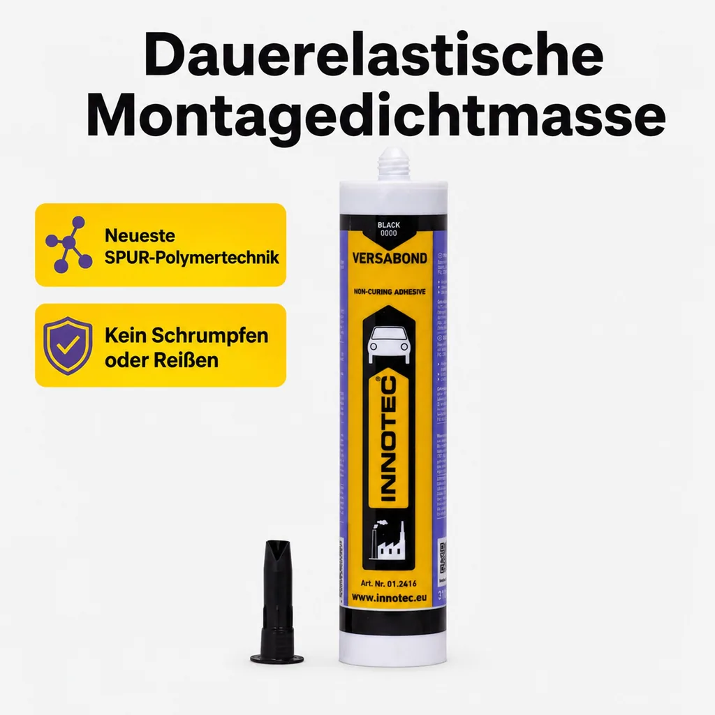 INNOTEC Versabond schwarz 310 ml abtupfbare Dichtmasse