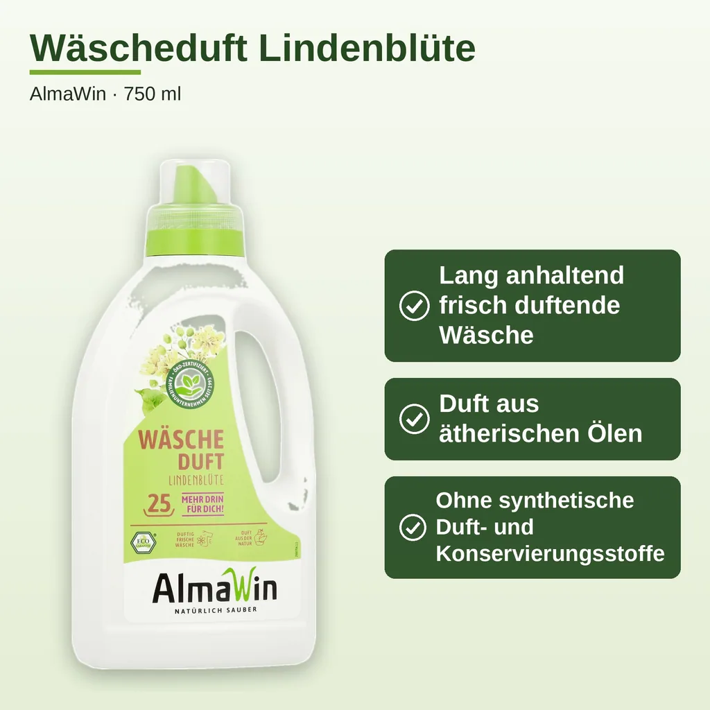 ALMAWIN Wäscheduft Lindenblüte 750 ml