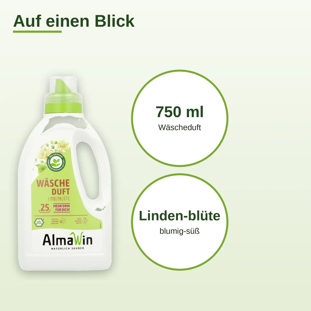 ALMAWIN Wäscheduft Lindenblüte 750 ml