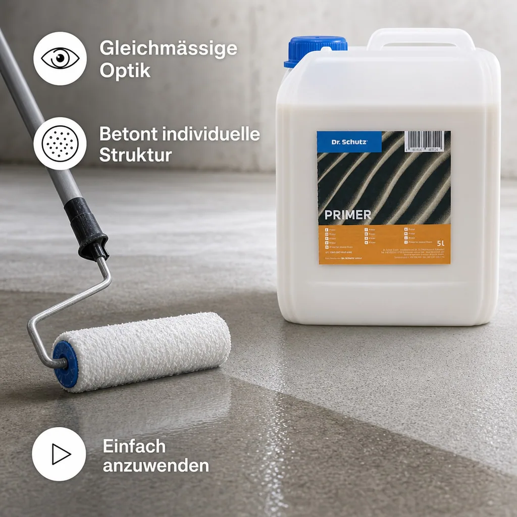 DR. SCHUTZ Primer 5 Liter für ca. 60-80m² für Sichtspachtelböden