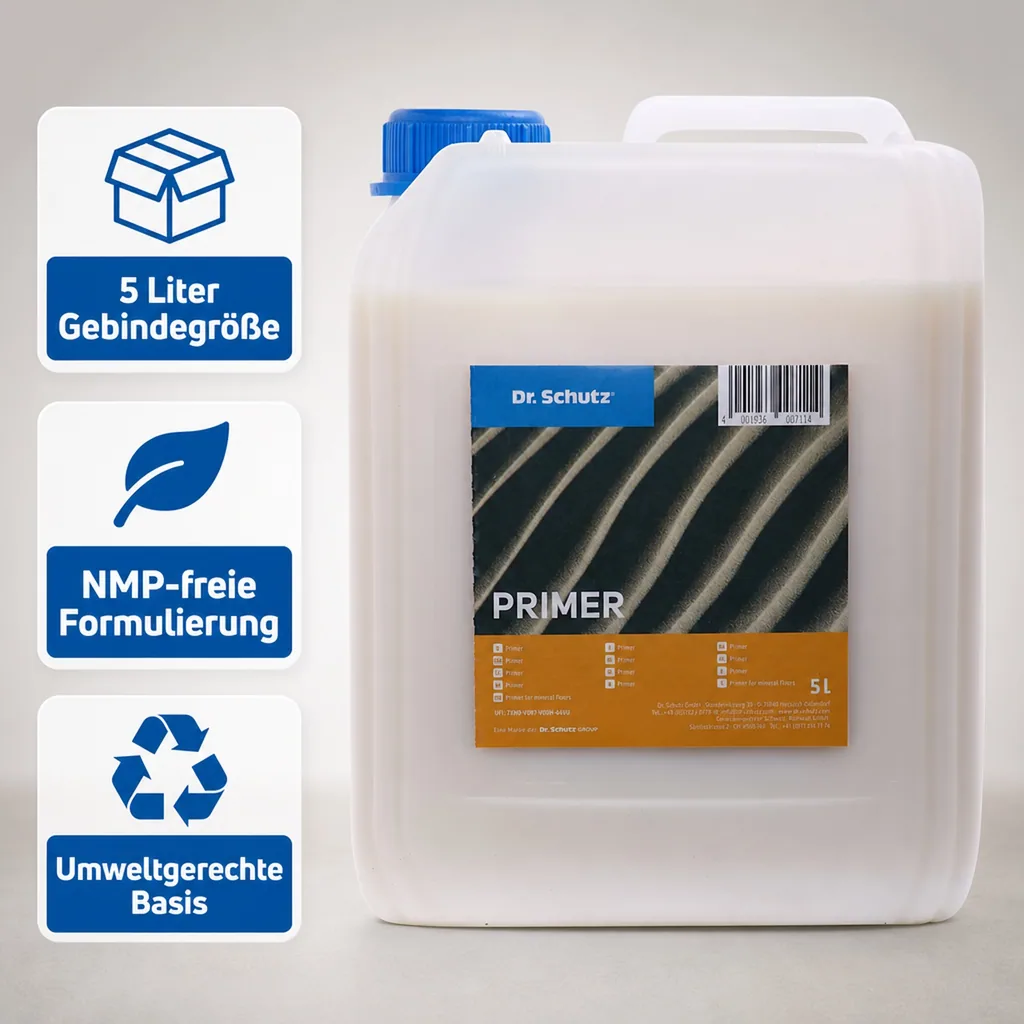 DR. SCHUTZ Primer 5 Liter für ca. 60-80m² für Sichtspachtelböden