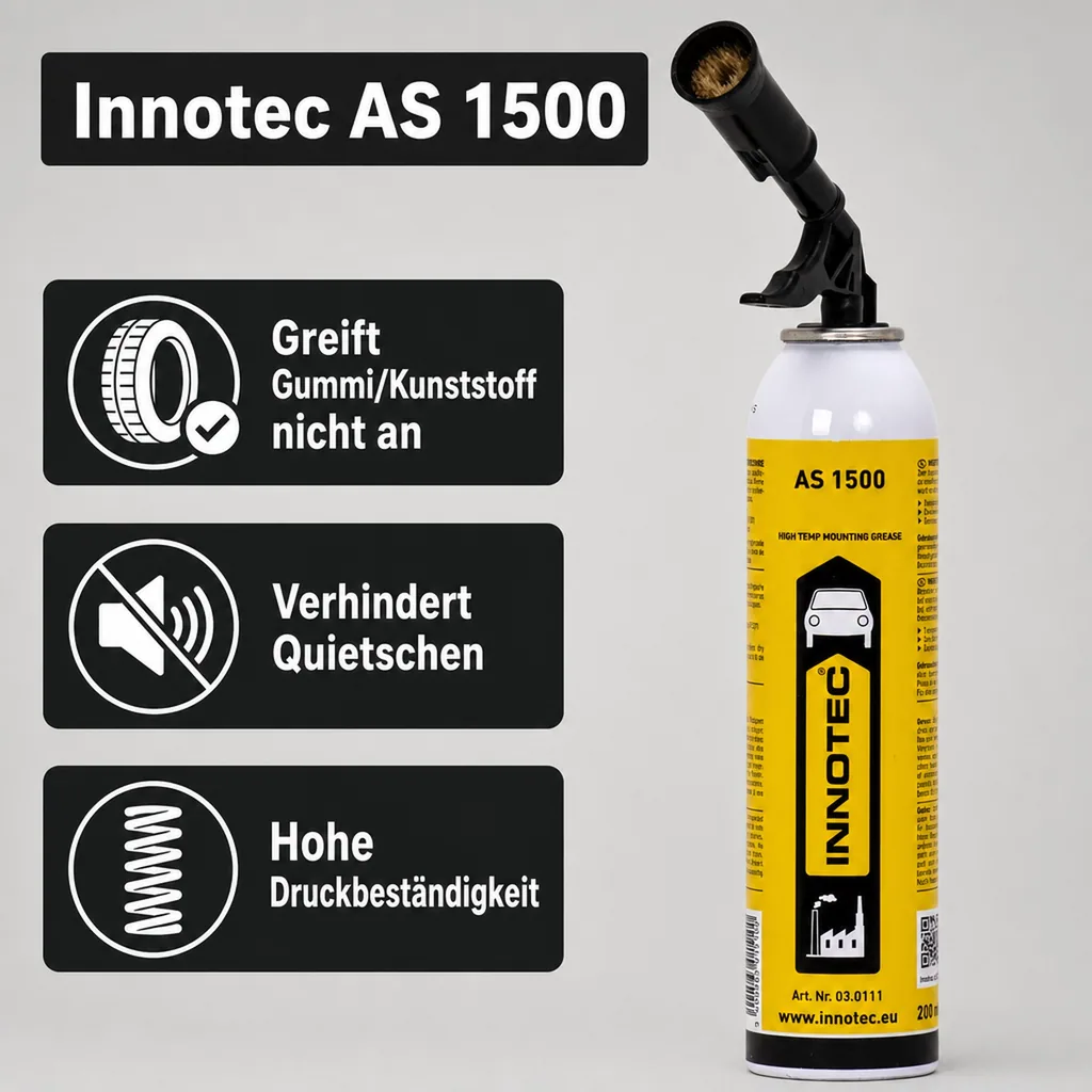 INNOTEC AS 1500 Schmierfett 200 ml inkl. Aufsatz mit Pinsel Winkelstück