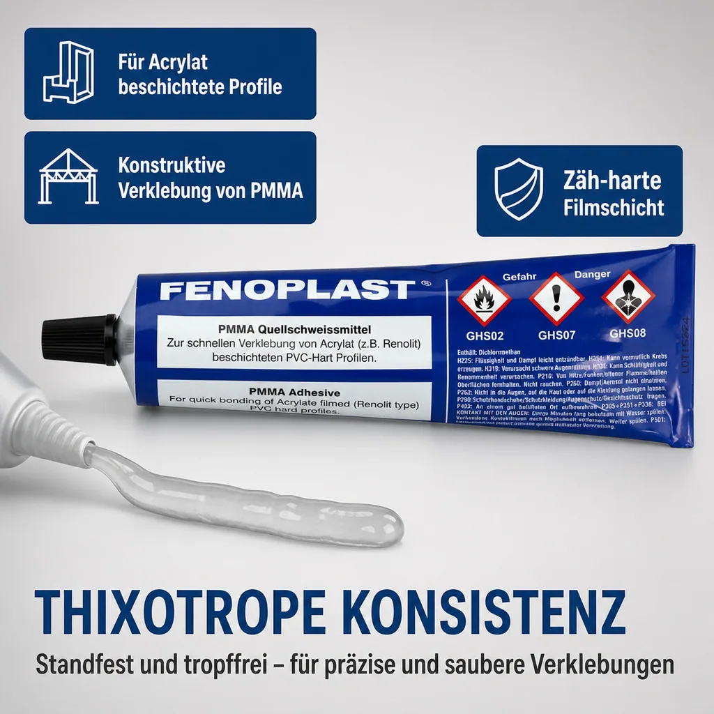 FENOPLAST PMMA Quellschweißmittel 180 g Tube