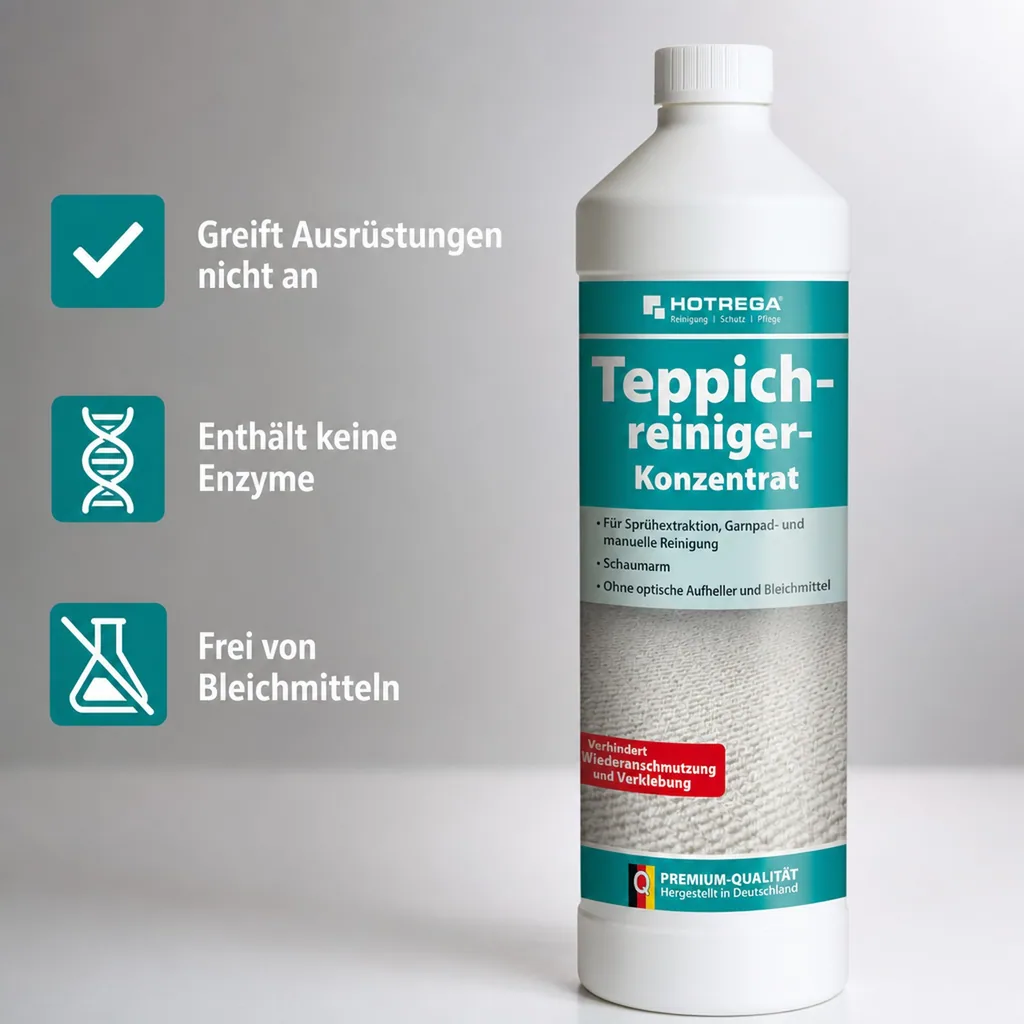 HOTREGA Teppichreiniger 1 Liter Konzentrat