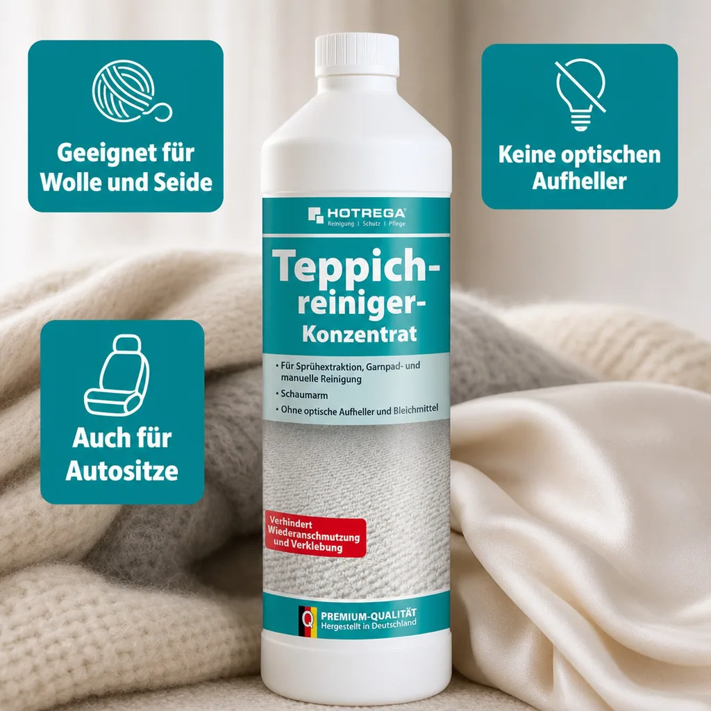 HOTREGA Teppichreiniger 1 Liter Konzentrat