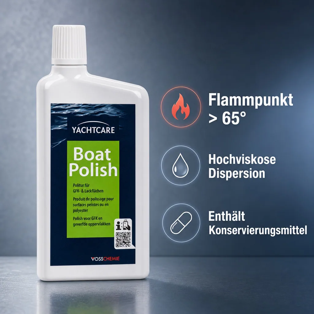 YACHTCARE Boat Polish 500ml Politur für GfK & Lackflächen