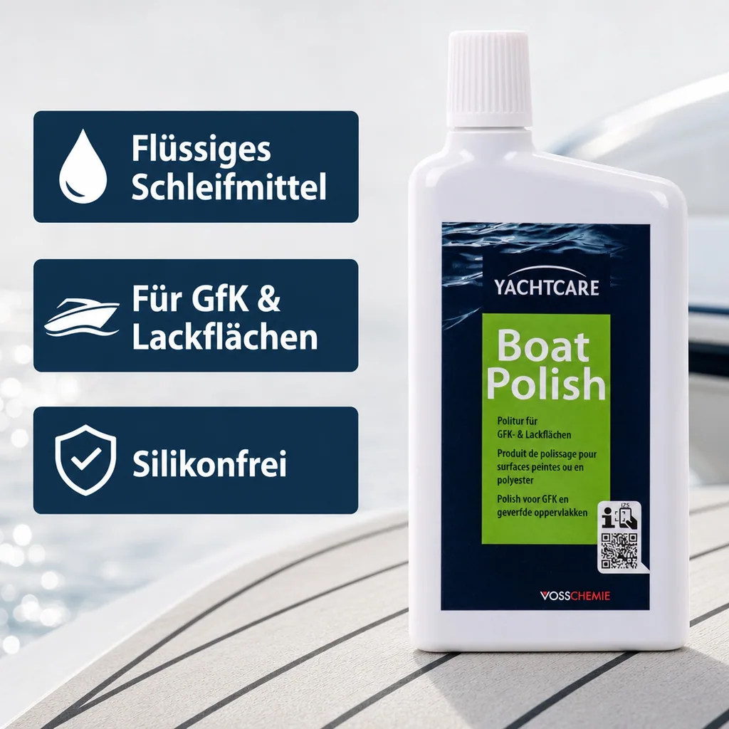 YACHTCARE Boat Polish 500ml Politur für GfK & Lackflächen