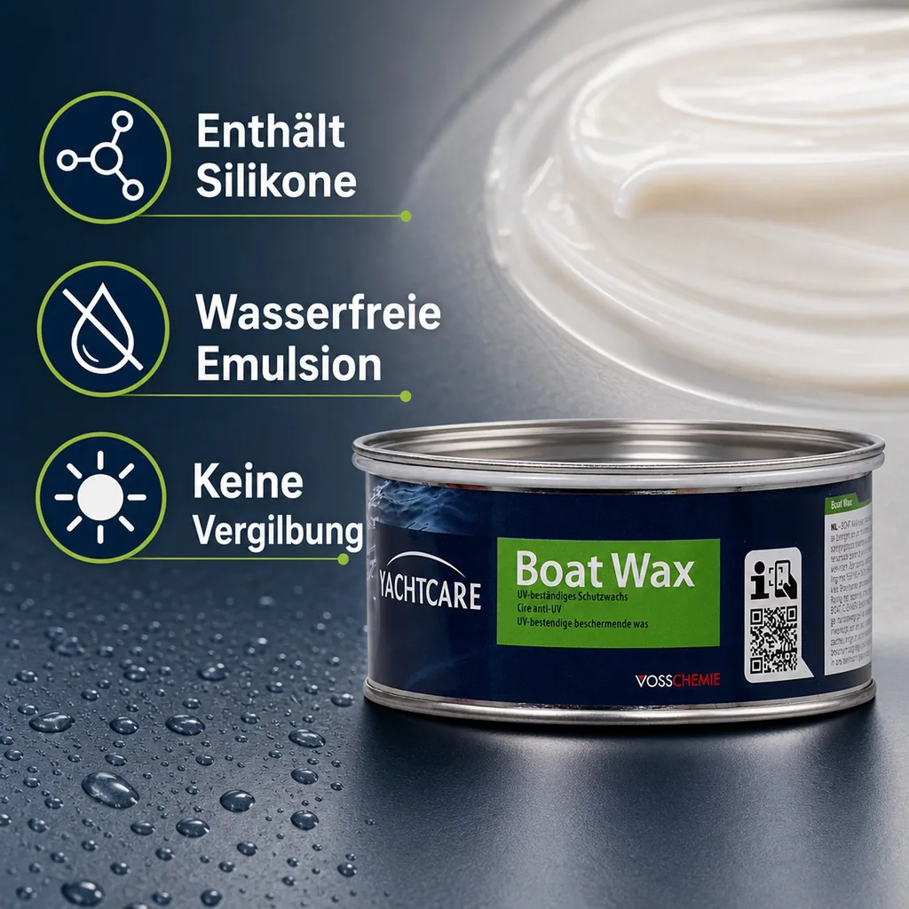 YACHTCARE Boat Wax 200g Dose Wachspolitur mit Carnaubawachs