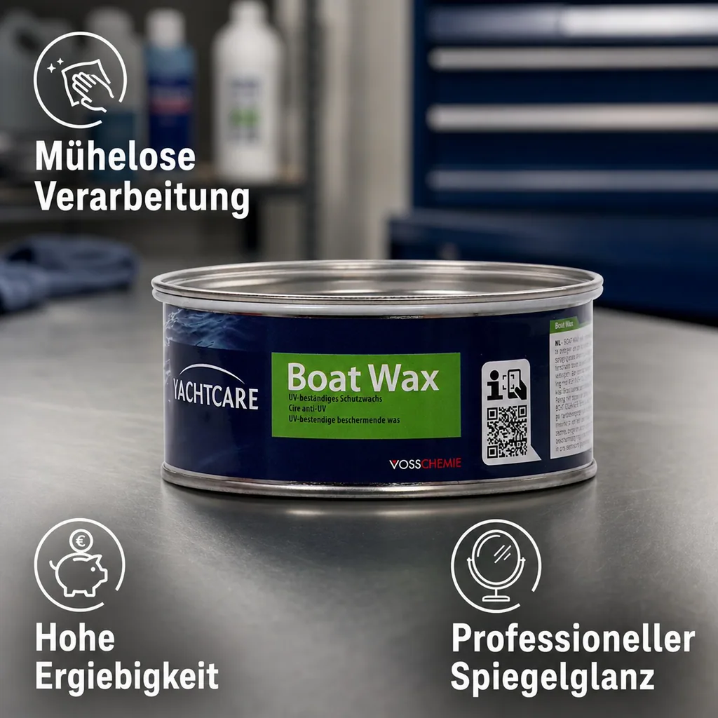 YACHTCARE Boat Wax 200g Dose Wachspolitur mit Carnaubawachs
