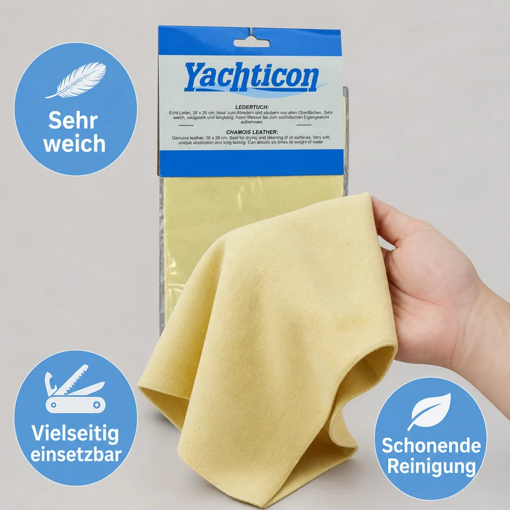 YACHTICON Ledertuch