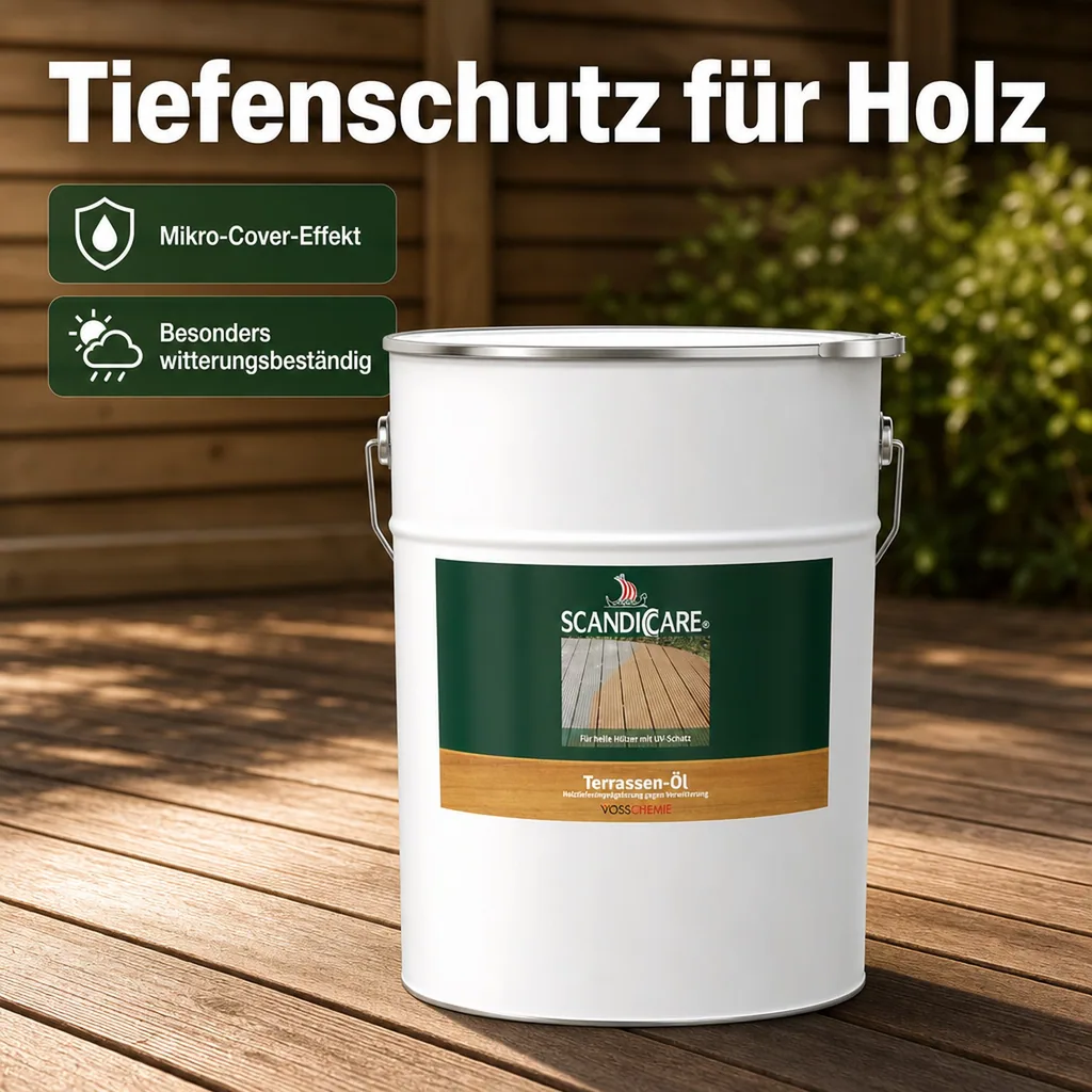 SC SCANDICCARE Terrassenöl hell+ 10 Liter