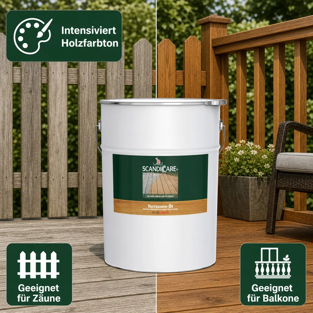 SC SCANDICCARE Terrassenöl hell+ 10 Liter