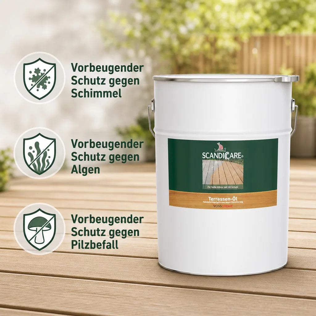 SC SCANDICCARE Terrassenöl hell+ 10 Liter