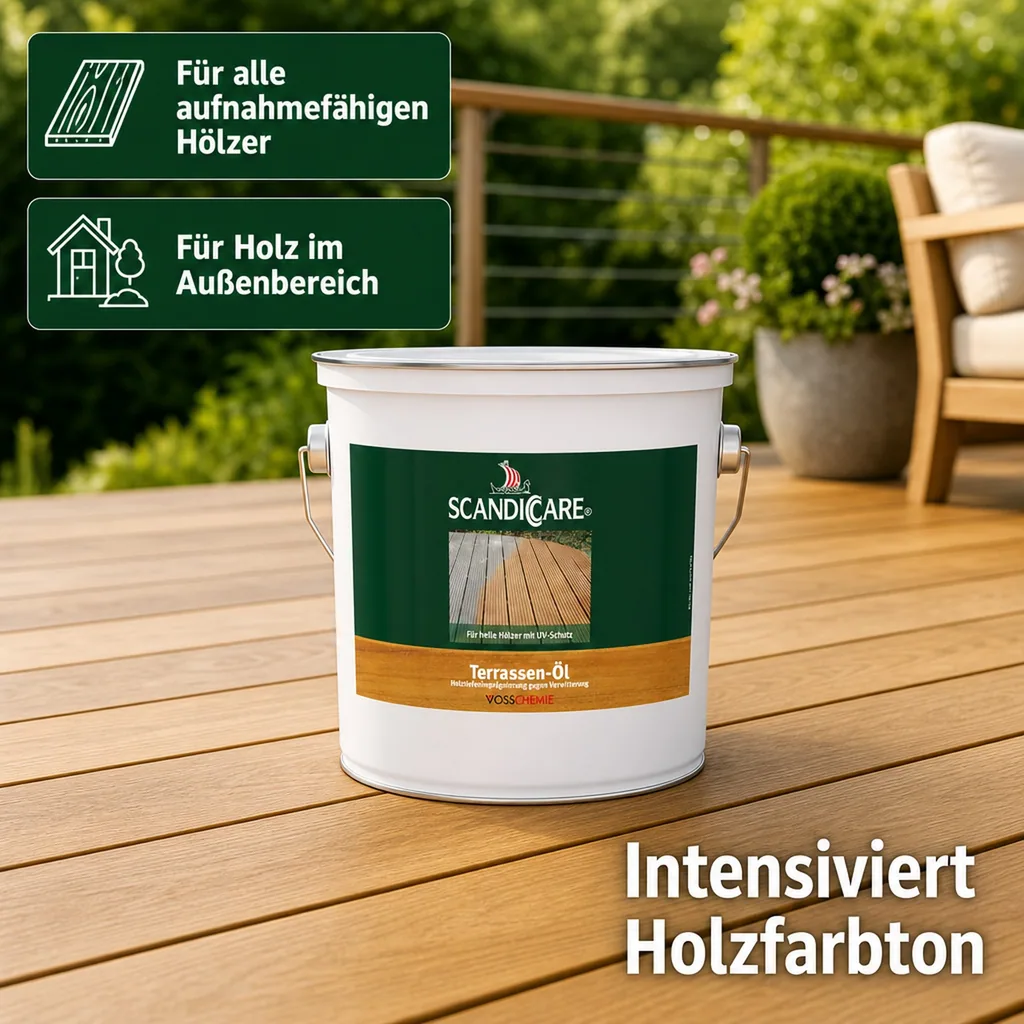 SC SCANDICCARE Terrassenöl hell+ 3 Liter