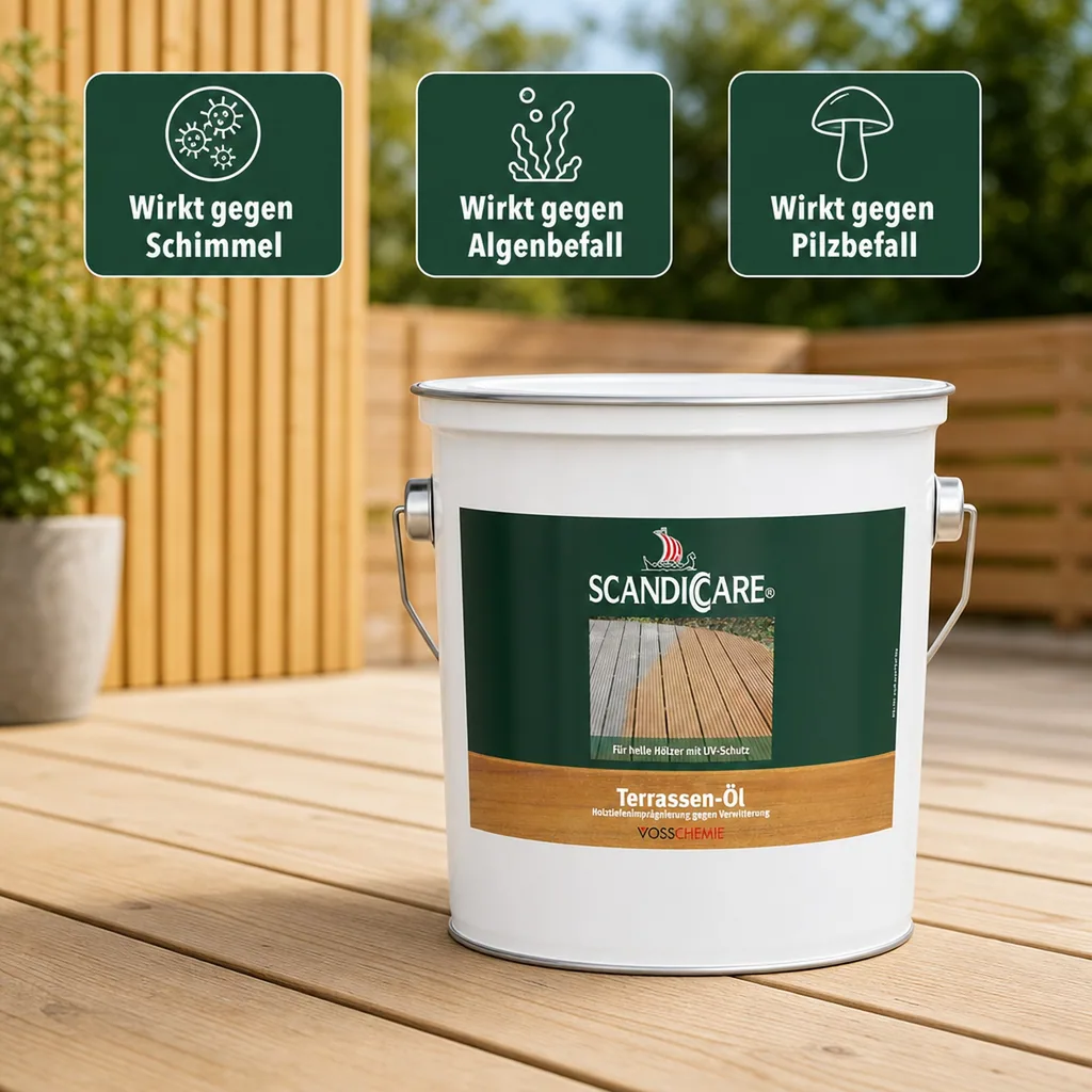 SC SCANDICCARE Terrassenöl hell+ 3 Liter