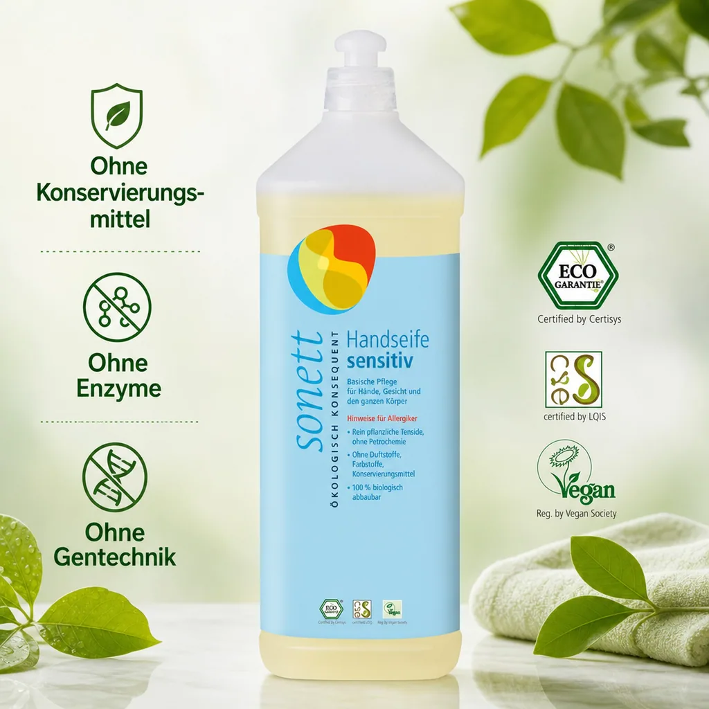 SONETT Handseife sensitiv 1 Liter Nachfüllflasche