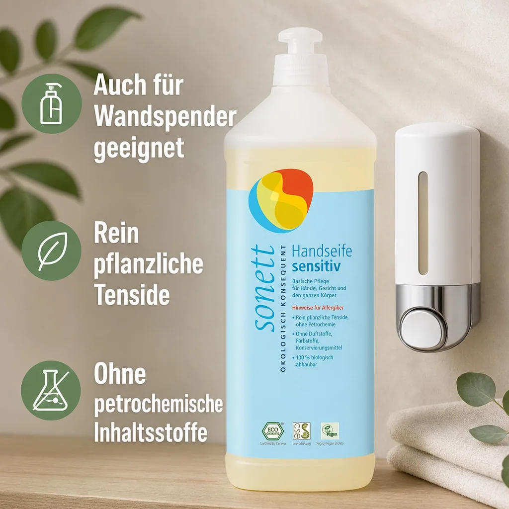 SONETT Handseife sensitiv 1 Liter Nachfüllflasche