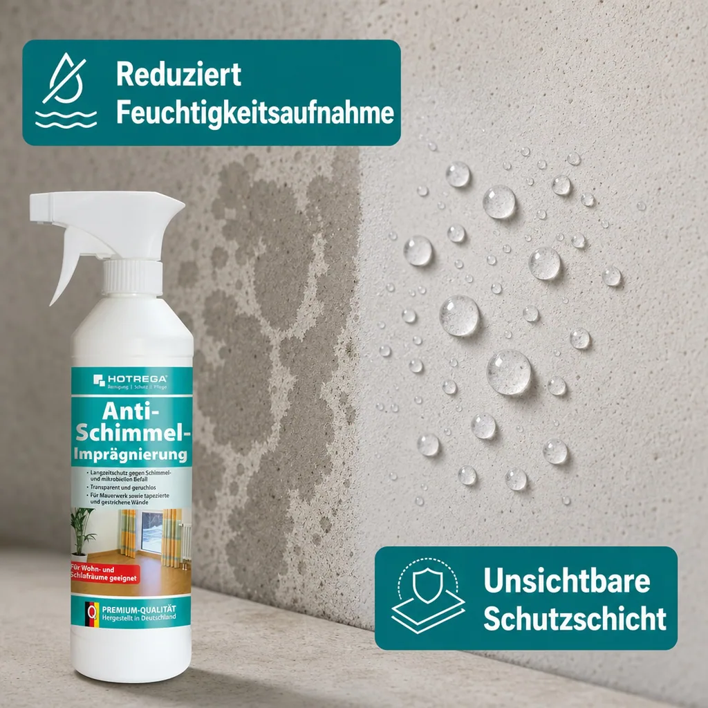 HOTREGA Anti Schimmel Imprägnierung 500 ml Sprühflasche