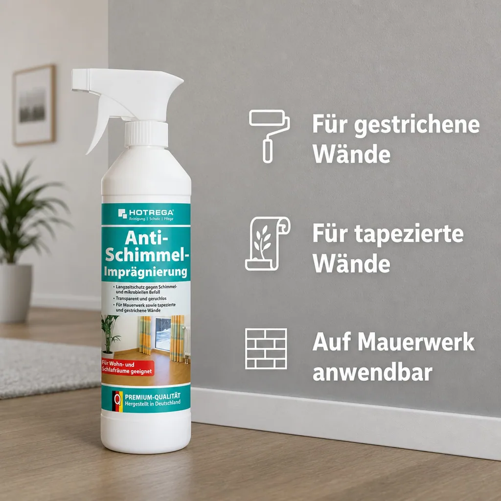 HOTREGA Anti Schimmel Imprägnierung 500 ml Sprühflasche