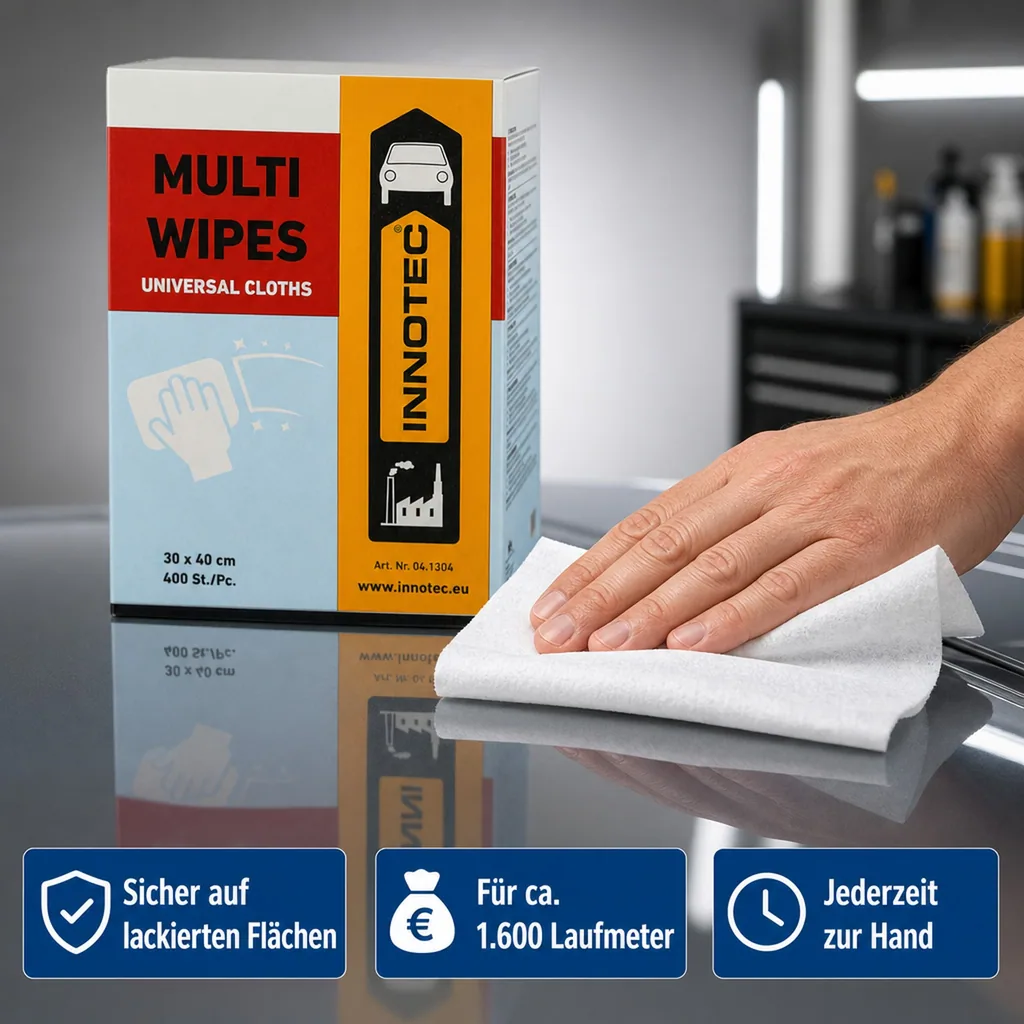 INNOTEC Multi Wipes Poliertücher Inhalt 400 Tücher