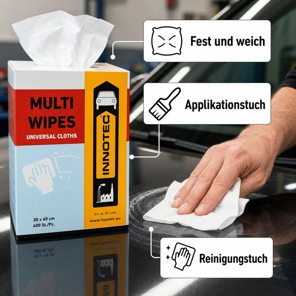 INNOTEC Multi Wipes Poliertücher Inhalt 400 Tücher