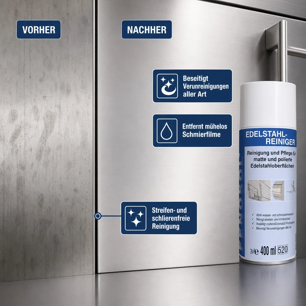 FENOPLAST Fenosol Edelstahlreiniger 400 ml Spraydose