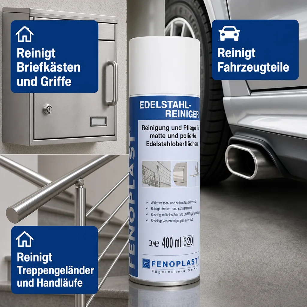 FENOPLAST Fenosol Edelstahlreiniger 400 ml Spraydose