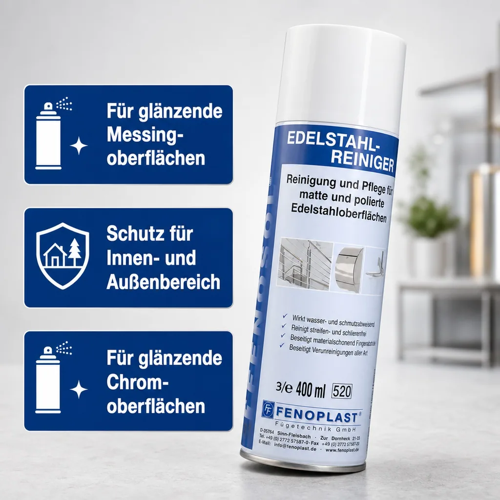 FENOPLAST Fenosol Edelstahlreiniger 400 ml Spraydose