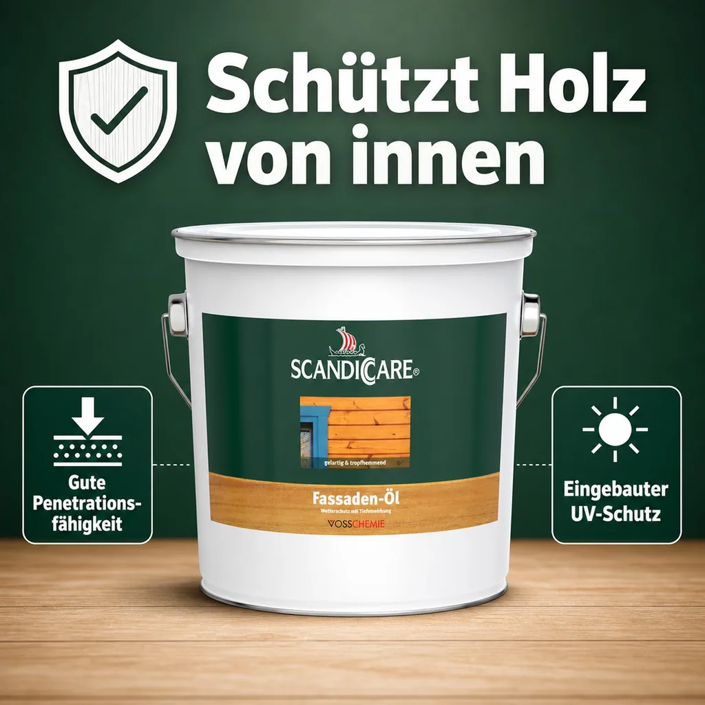 SC SCANDICCARE Fassaden Öl 3 Liter farblos