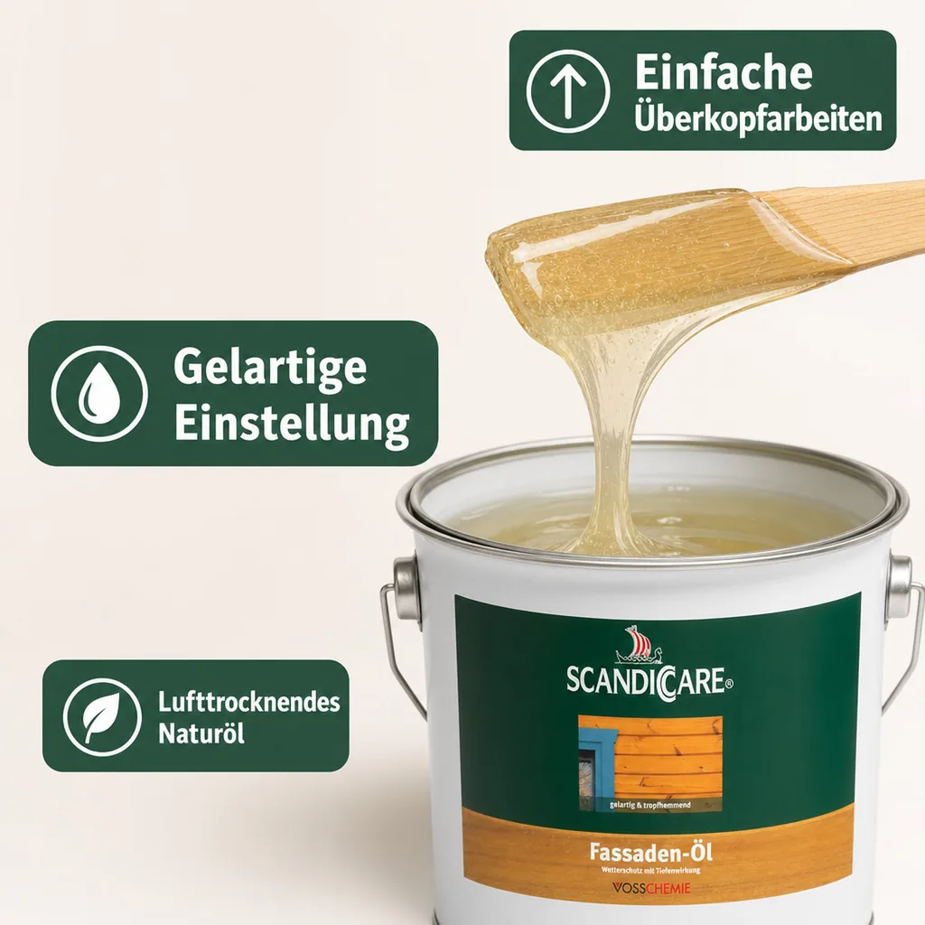 SC SCANDICCARE Fassaden Öl 3 Liter farblos