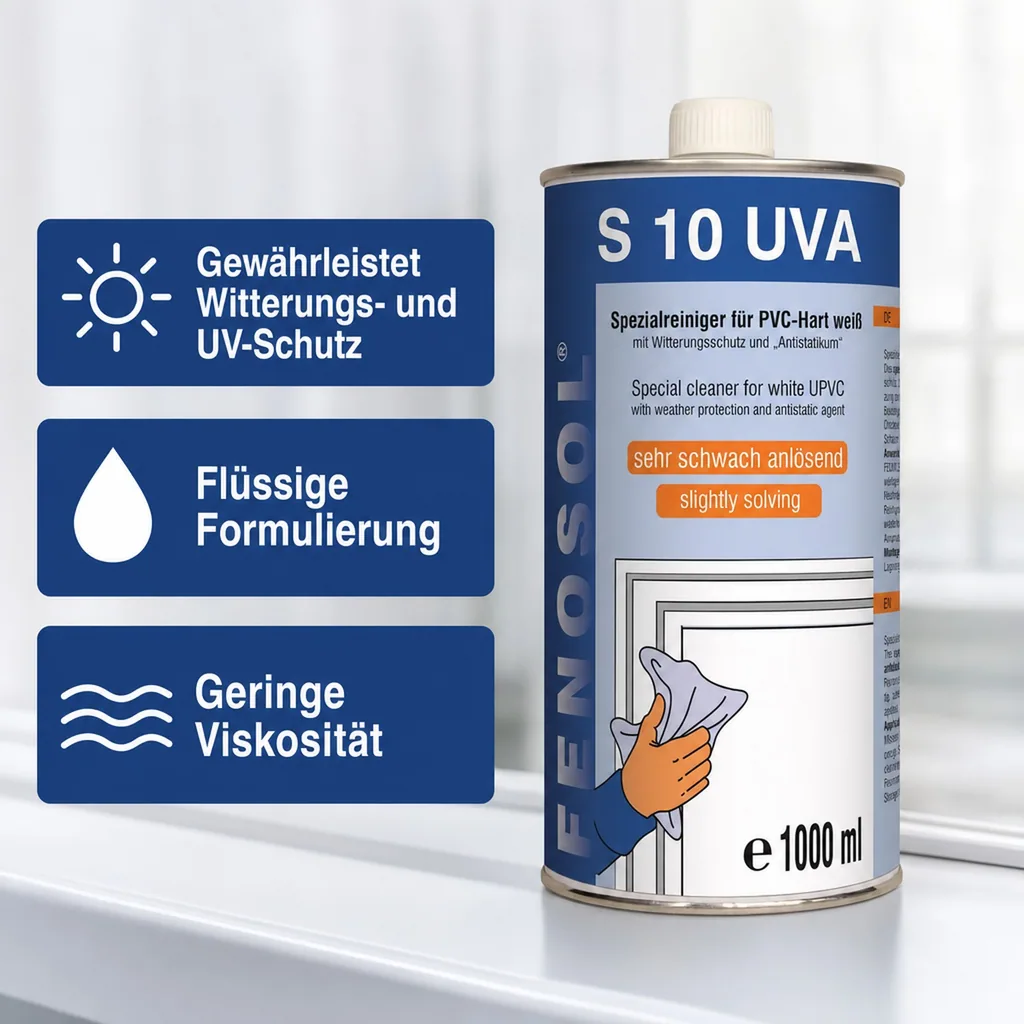 FENOPLAST Fenosol S 10 UVA Reiniger sehr schwach anlösend 1 Liter