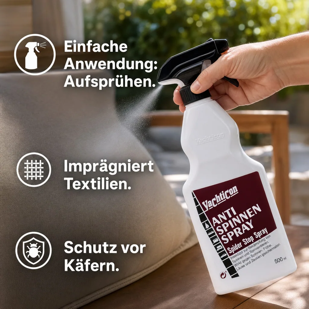 YACHTICON Anti Spinnen Spray 500 ml