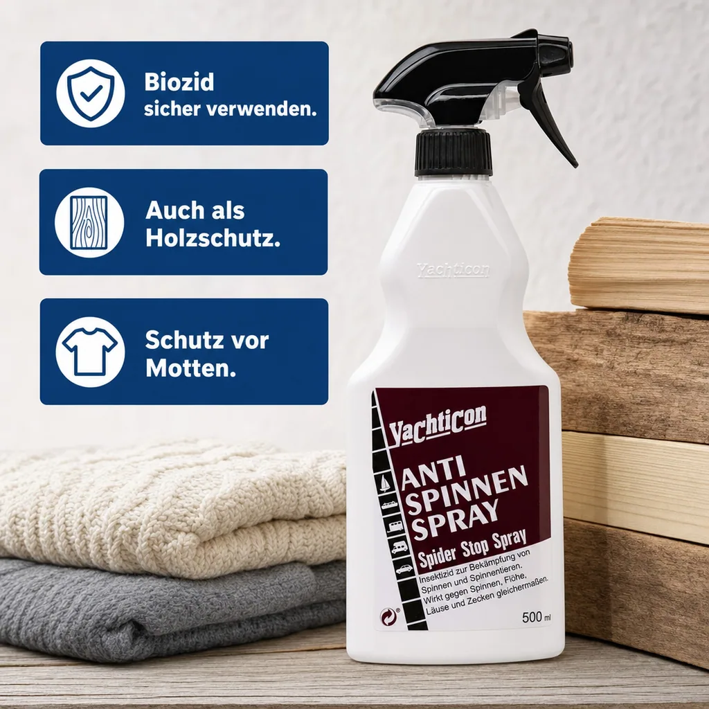 YACHTICON Anti Spinnen Spray 500 ml