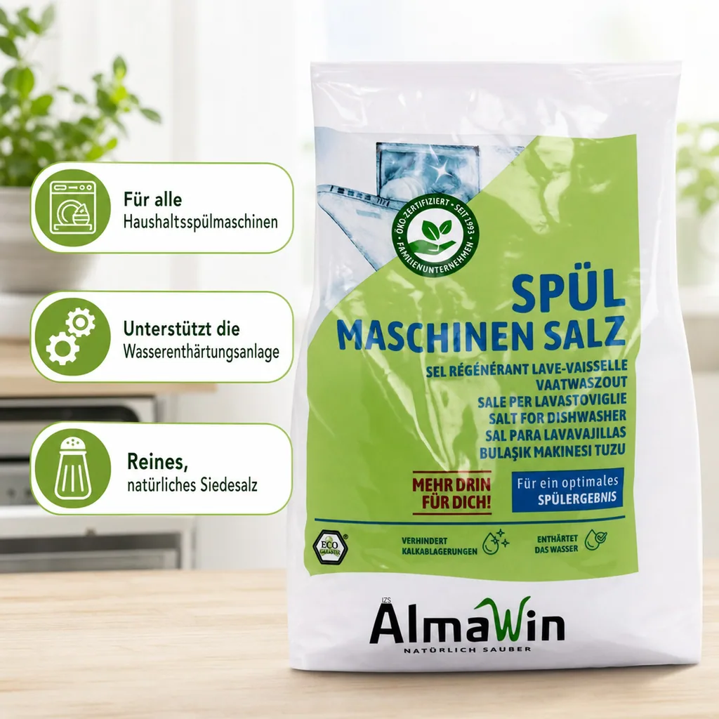 ALMAWIN Geschirrspülsalz 2 kg