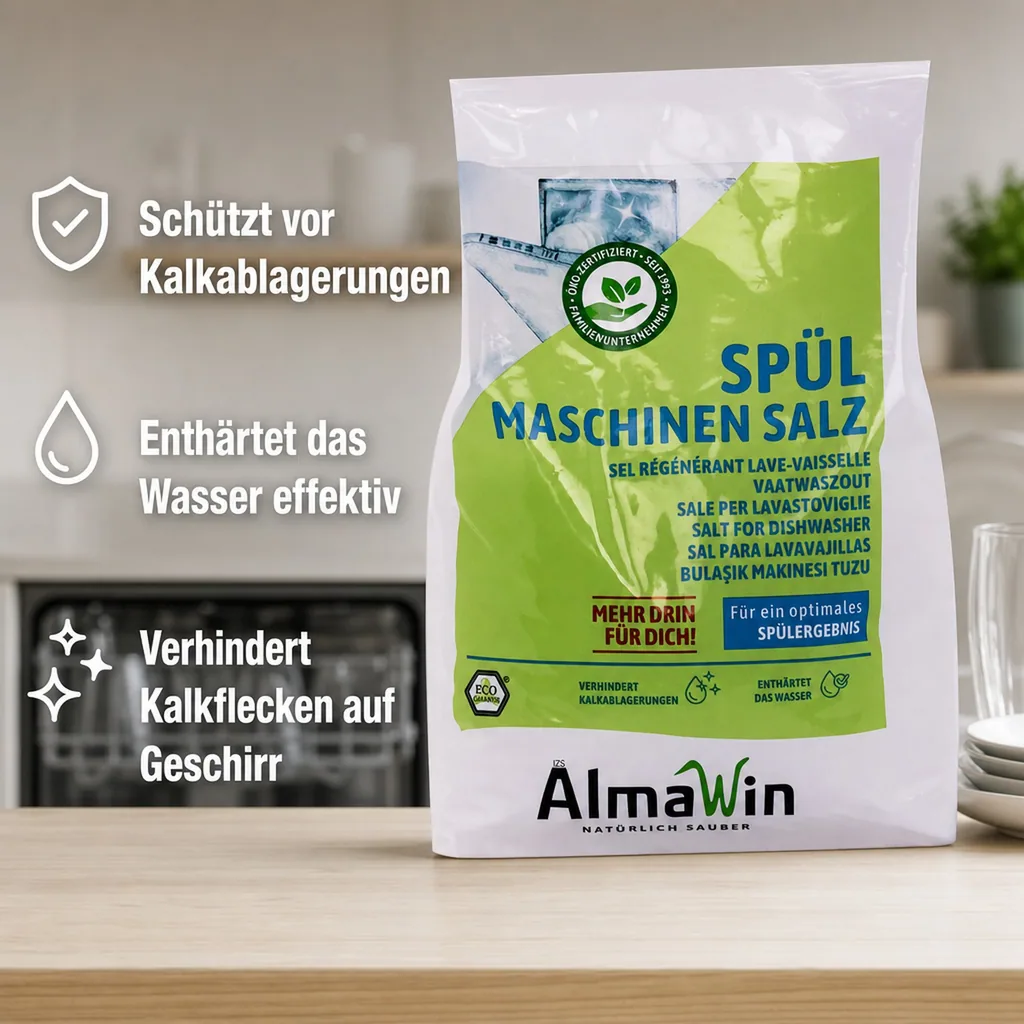 ALMAWIN Geschirrspülsalz 2 kg