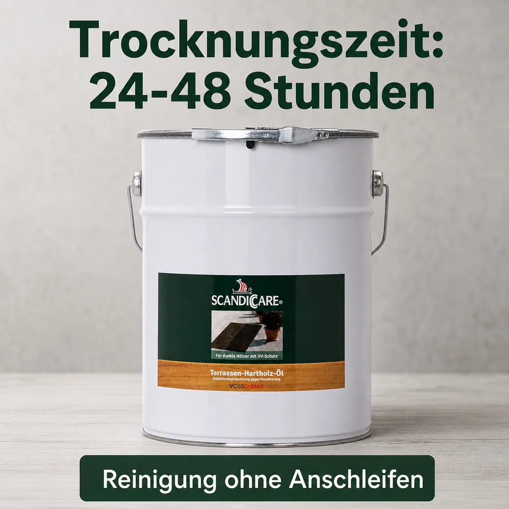SC SCANDICCARE Terrassen Hartholz Öl 10 Liter