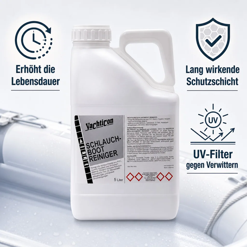 YACHTICON Schlauchboot Reiniger 5 Liter