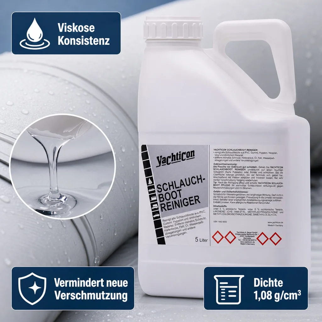 YACHTICON Schlauchboot Reiniger 5 Liter