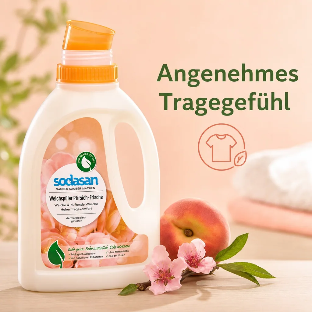 SODASAN Weichspüler Pfirsich Frische 750ml
