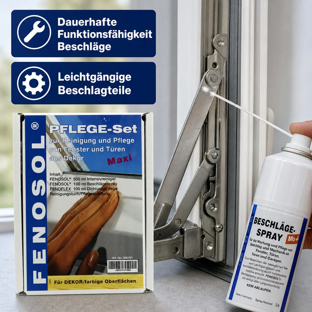FENOPLAST Fenosol Pflege-Set für farbige Profile MAXI