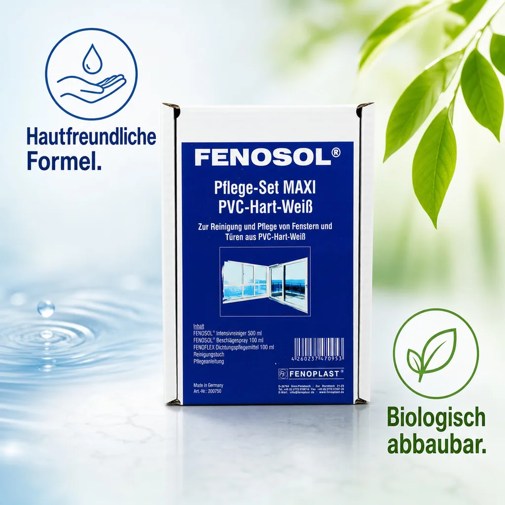 FENOPLAST Fenosol Pflege-Set PVC-Hart-weiß MAXI