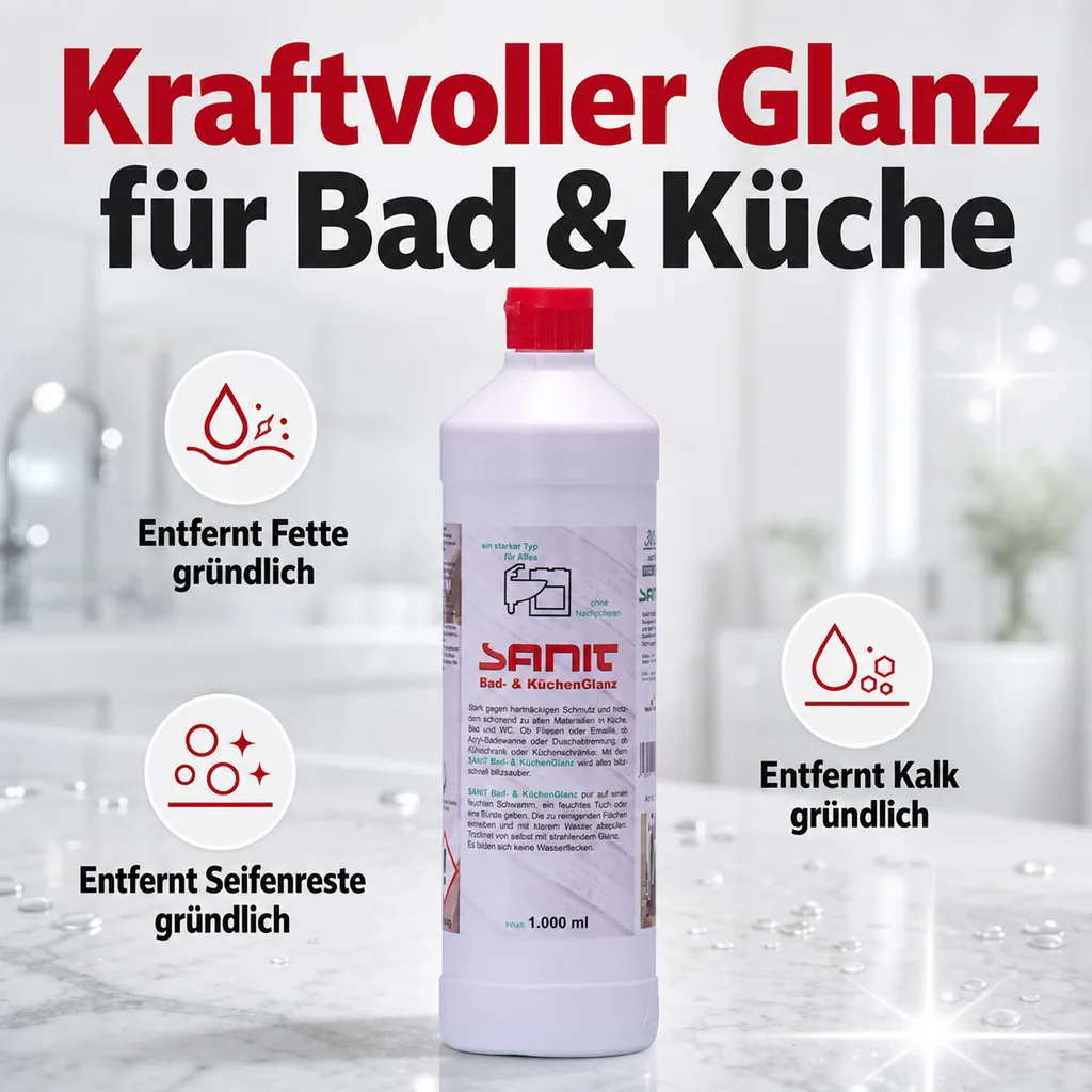 SANIT Bad- & Küchenglanz 1 Liter