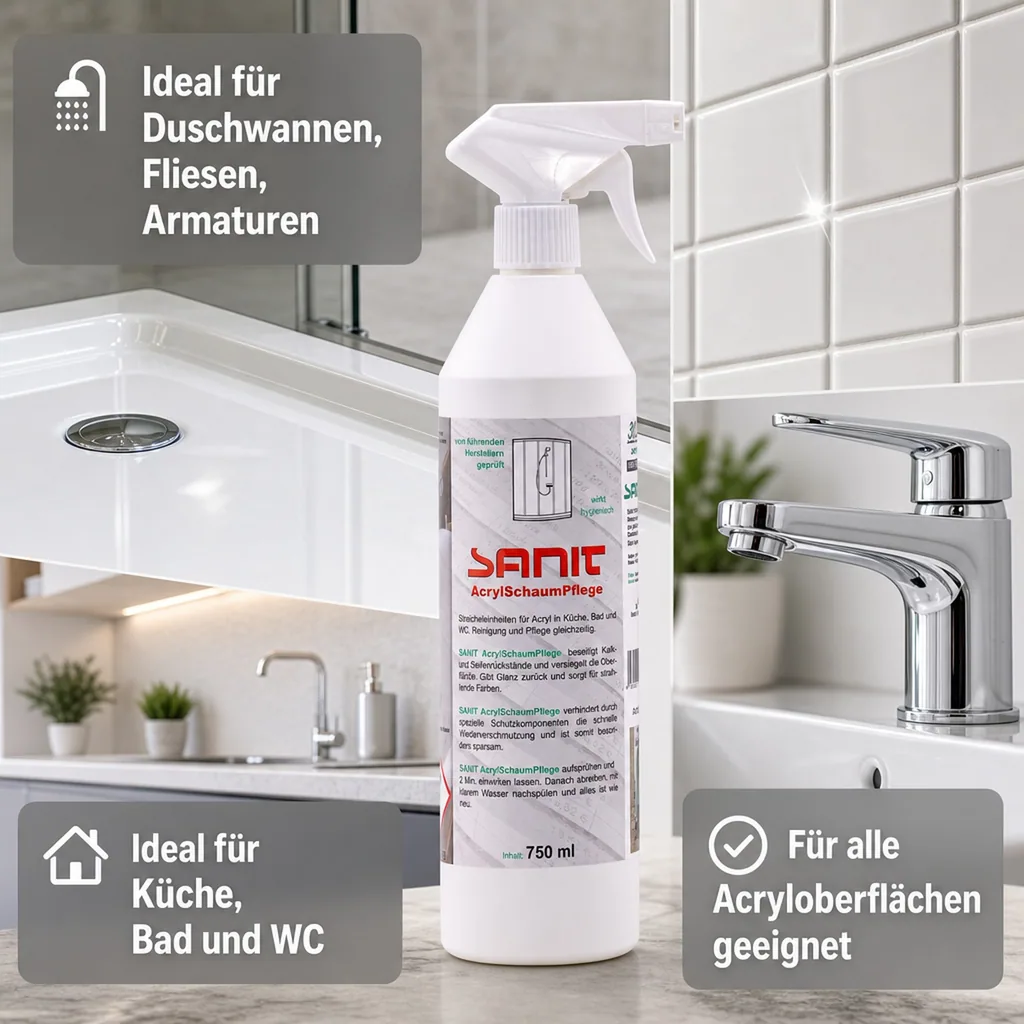 SANIT Acrylschaumpflege 750 ml
