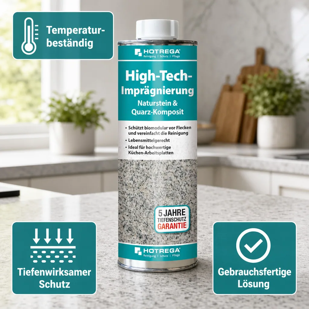 HOTREGA High-Tech Imprägnierung Naturstein & Quarz Komposit 250 ml Dose