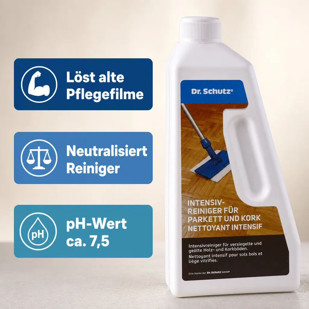 DR. SCHUTZ Intensivreiniger für Parkett & Kork 750ml