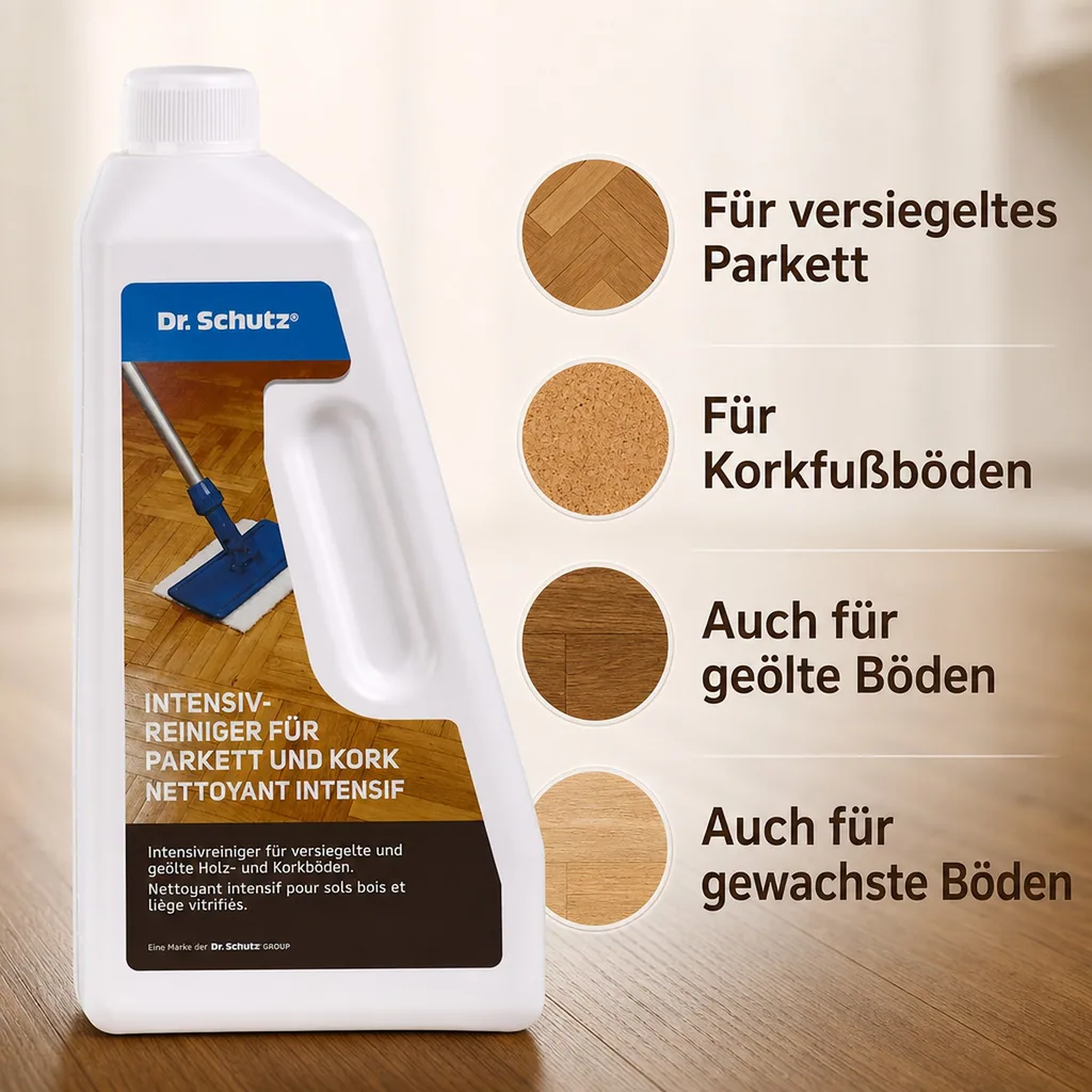 DR. SCHUTZ Intensivreiniger für Parkett & Kork 750ml