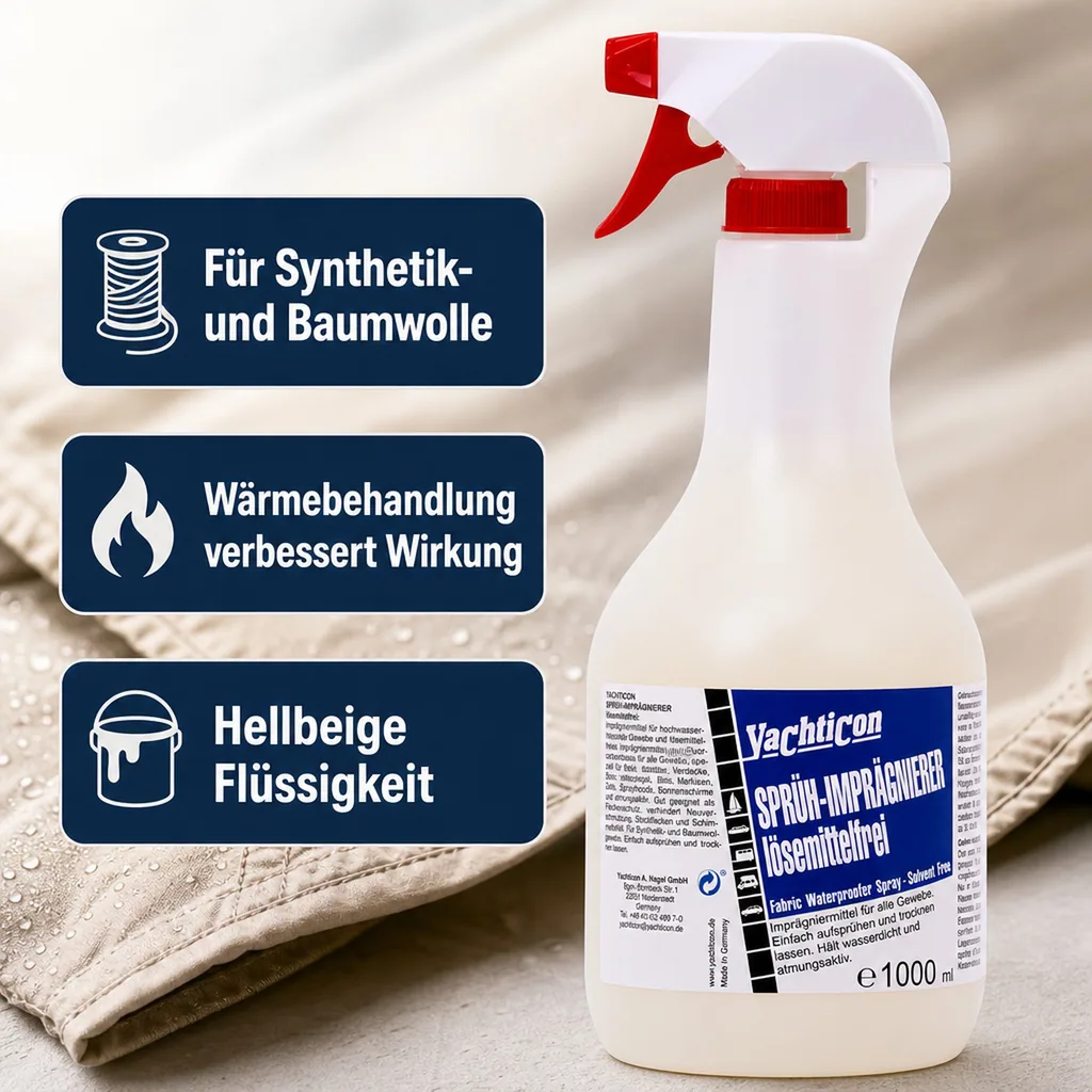 YACHTICON Sprühimprägnierer 1000 ml lösemittelfrei