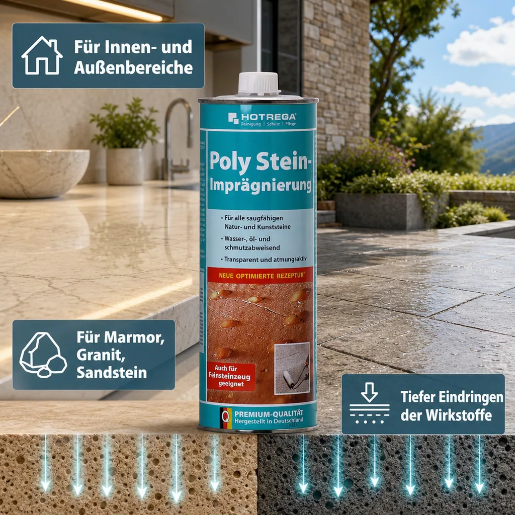 HOTREGA Poly Stein Imprägnierung 1 Liter