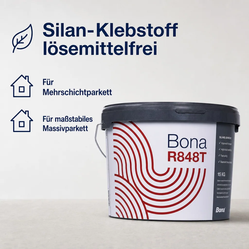 BONA R 848T Parkettkleber 15 kg Silan-Klebstoff lösemittelfrei